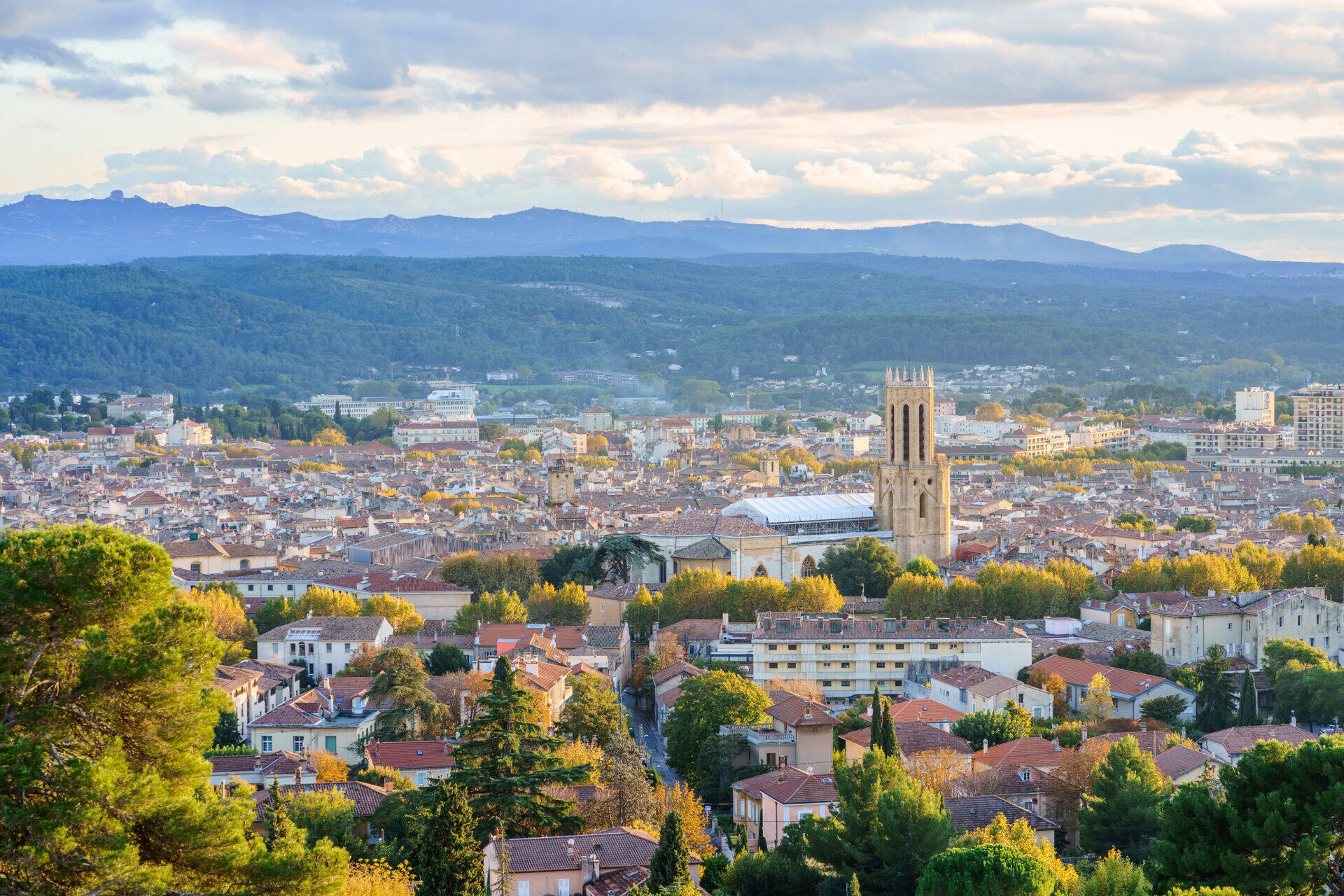Panoramic view of Aix-en-Provence